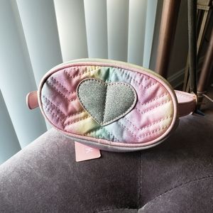 Kids fanny pack for Girls toddler waist bag with belt